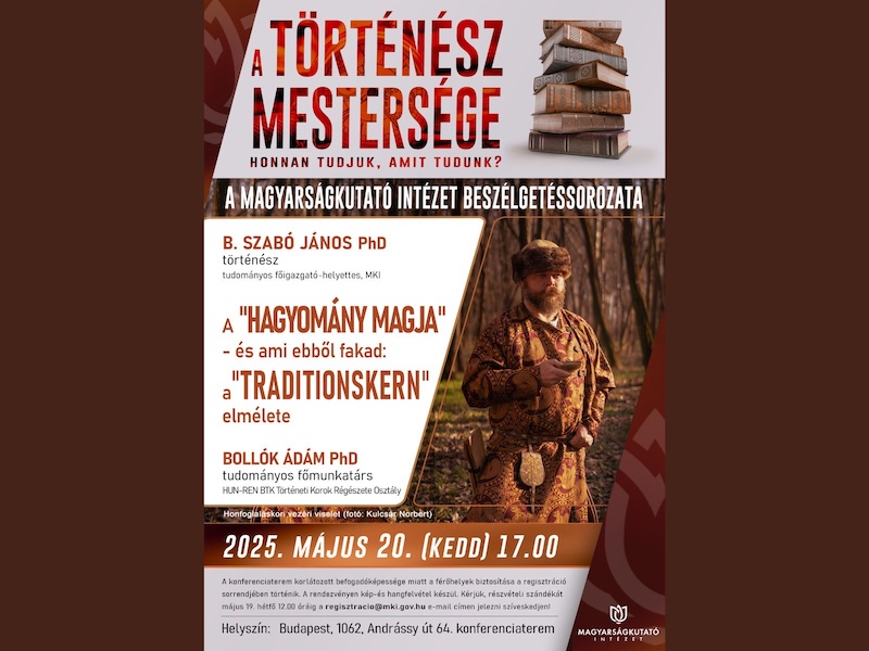 A történész mestersége elnevezésű beszélgetéssorozatunk
